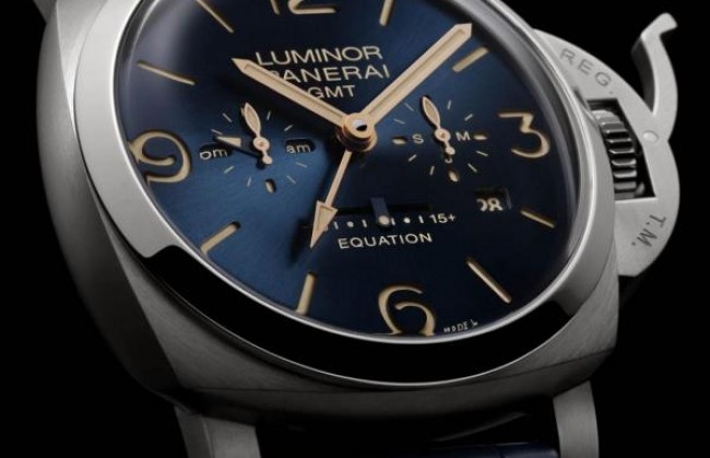 Panerai представляет часы Luminor 1950 Equation of Time 8 Days GMT Titanio